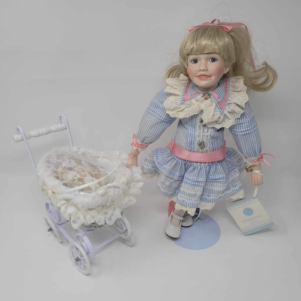 1991 The Hamilton Collection "REBECCA" Porcelain Doll by Jennifer Esteban